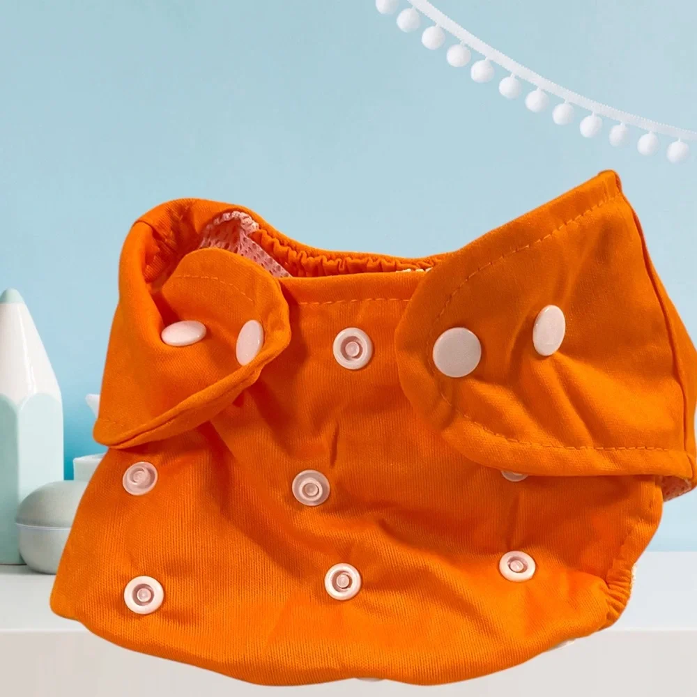 Qianqunui (6) Six Reusable Adjustable Cloth Diaper Covers in Bright Colors